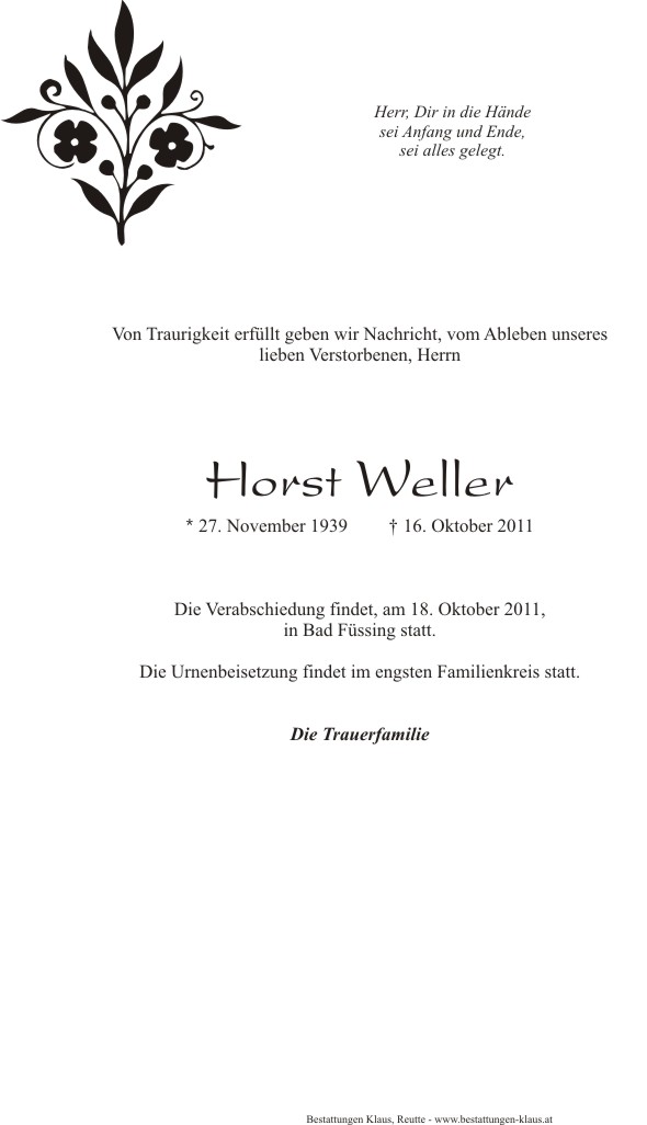 Horst  Weller